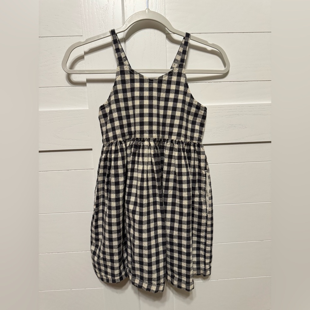 Tea Collection Black and White Sundress with adjustable straps